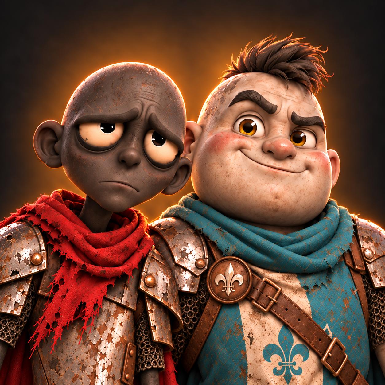 Sir Barely and Sir Almost