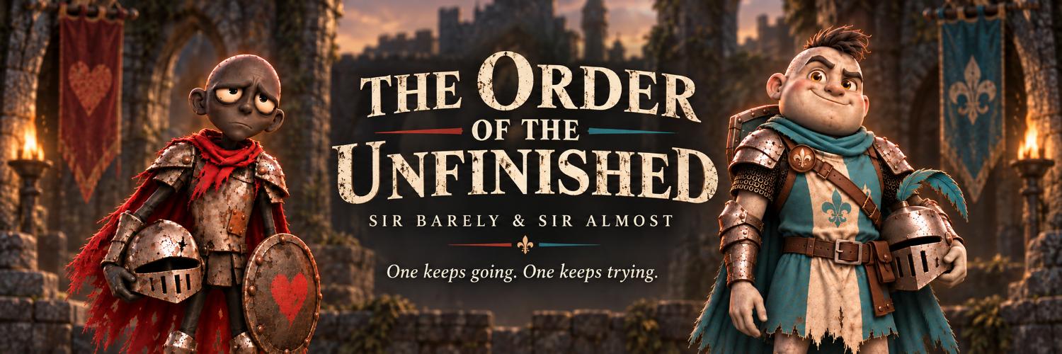 The Order of the Unfinished - Sir Barely & Sir Almost